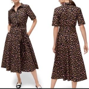 J.Crew Redbury Leopard Shirt Dress